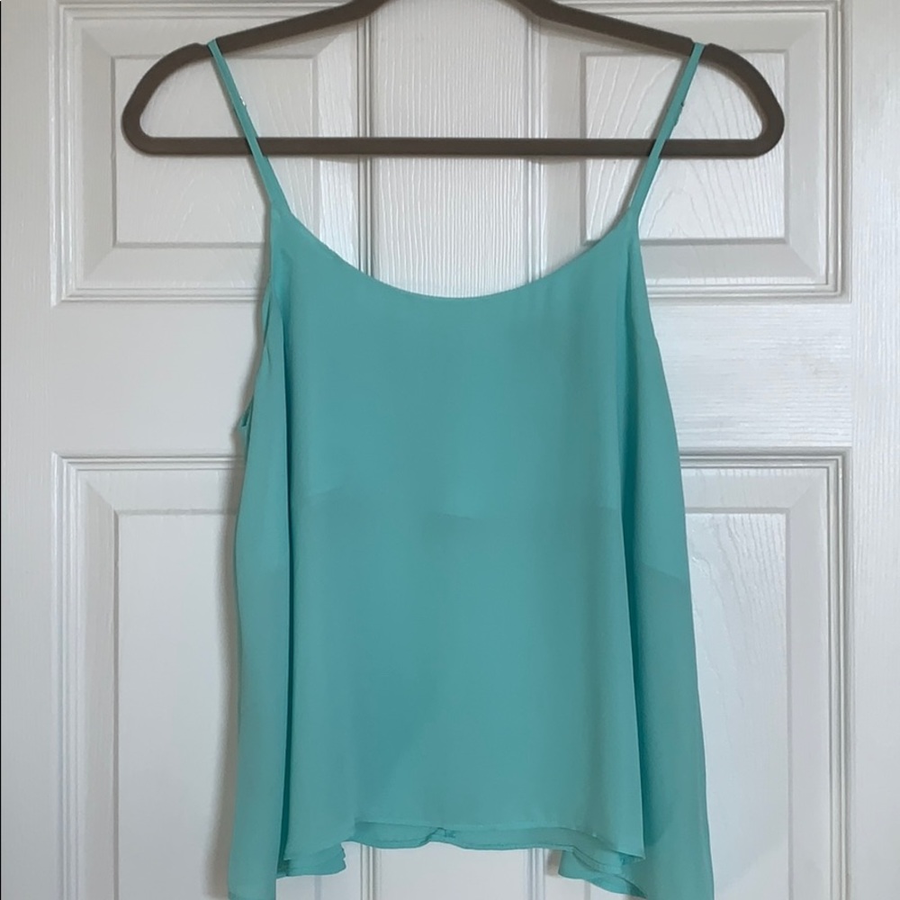 mint blouse